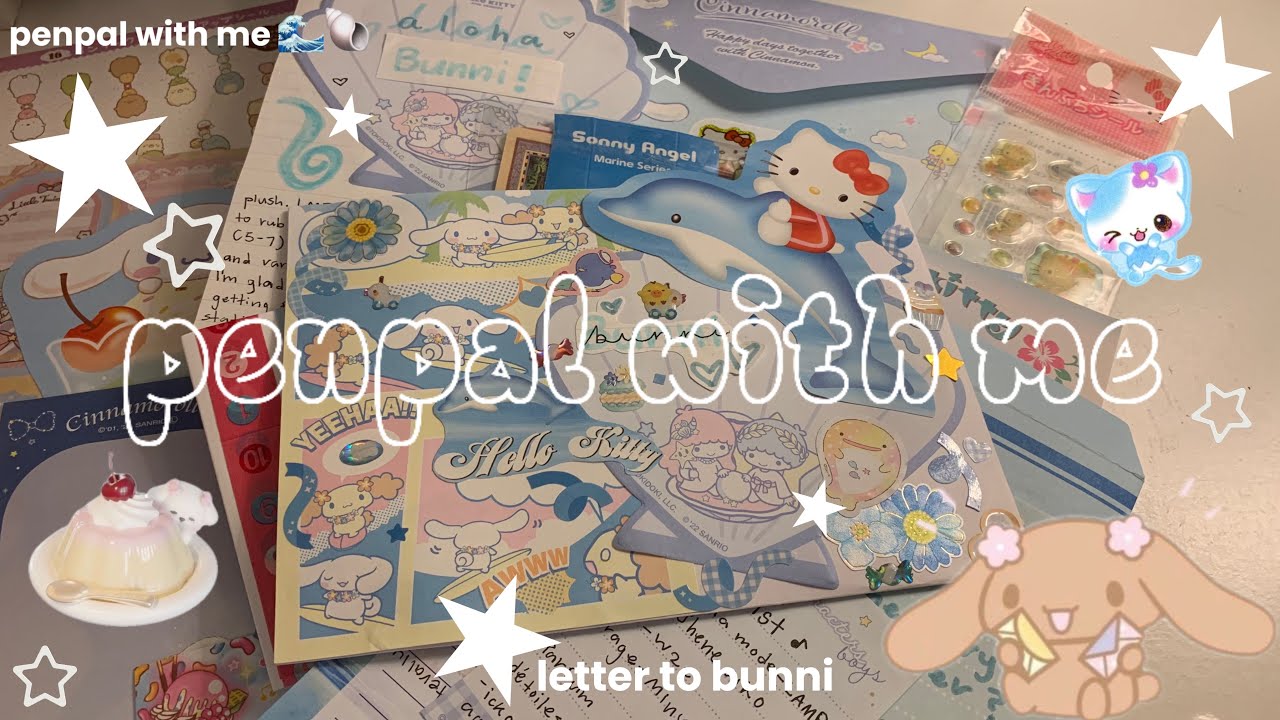 penpal with me // 🌊🐚 summer theme !!