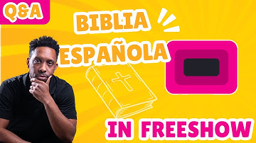 How to Import Spanish Bibles In FreeShow #propresenter #freeshow #bibliaespañola