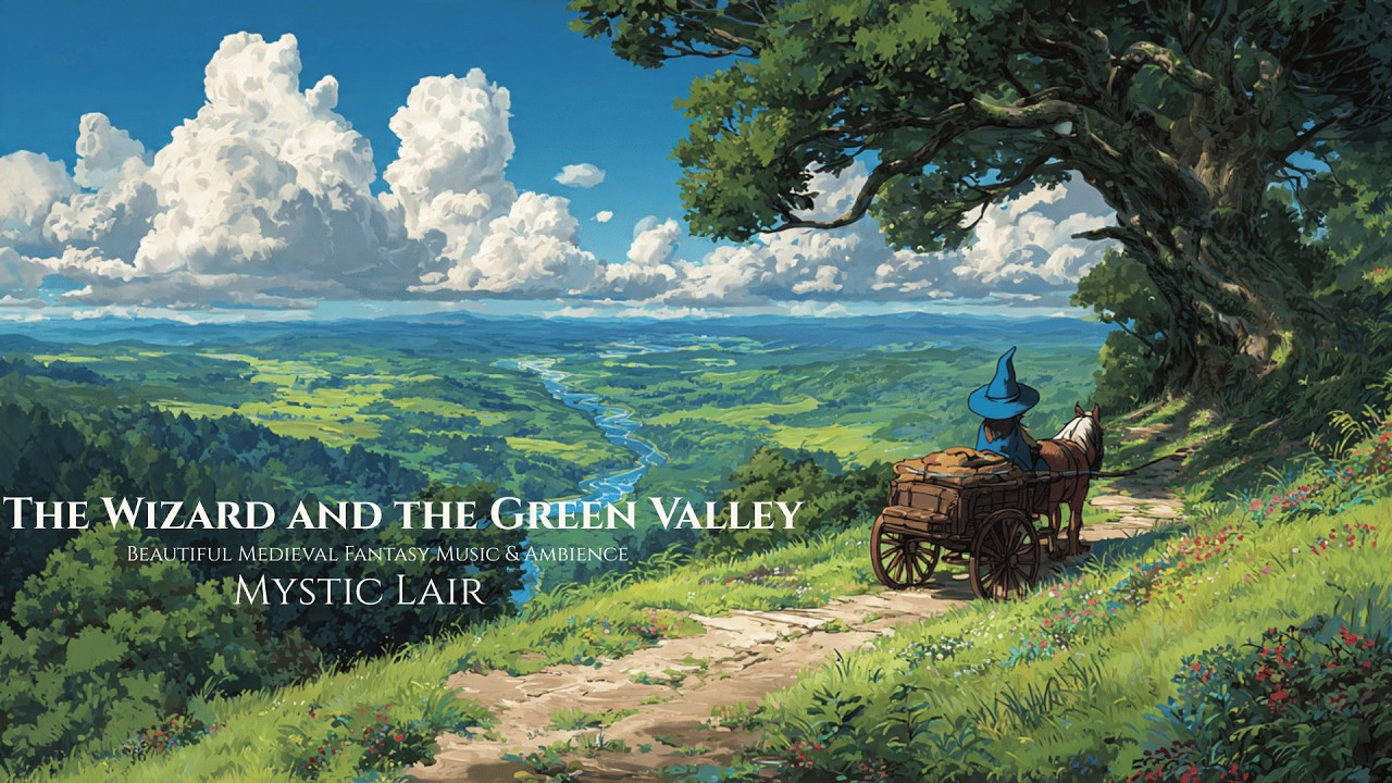 The Wizard and the Green Valley | Beautiful Medieval Fantasy Music & Ambience