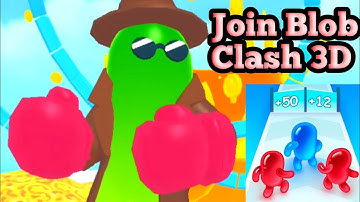 SATISFYING MOBILE GAMES - JOIN BLOB CLASH 3D LEVEL 14 TO 30
