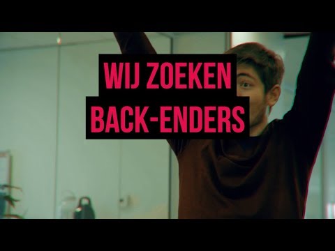 VACATURE: Back-end developer
