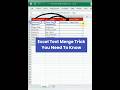 CONCATENATE in Excel in 10 Seconds ⚡#excel #exceltips #parmindersinghanalytics #data #merge #tricks