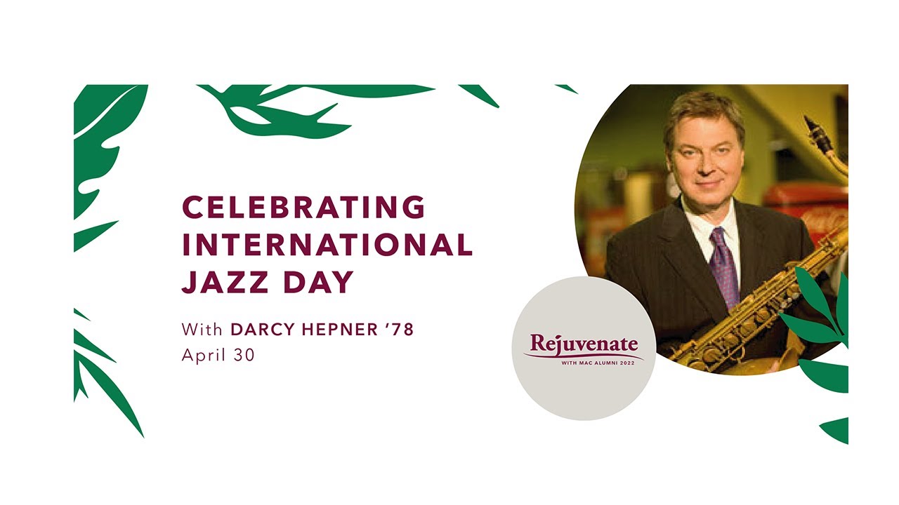 Image for Celebrating International Jazz Day with Darcy Hepner '78 webinar