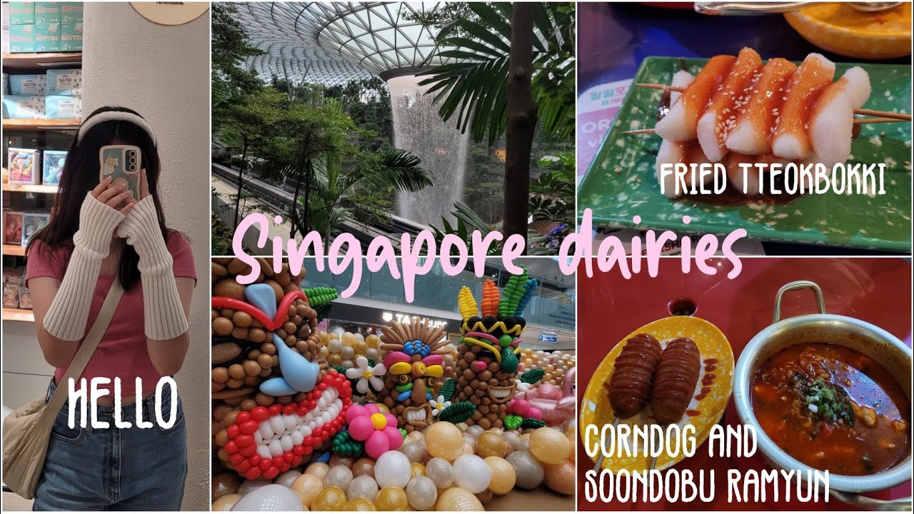 Singapore dairies [ep14] /shopping, loads of eating, fountain show, family quality time