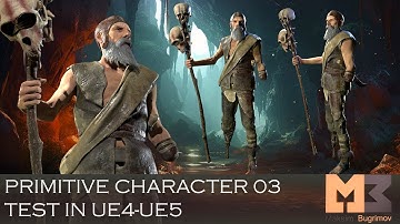 Primitive 03 Test Epic Skeleton in UE4-UE5