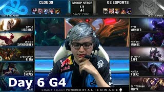 C9 vs G2 | Day 6 S9 LoL Worlds 2019 Group Stage | Cloud 9 vs G2 eSports