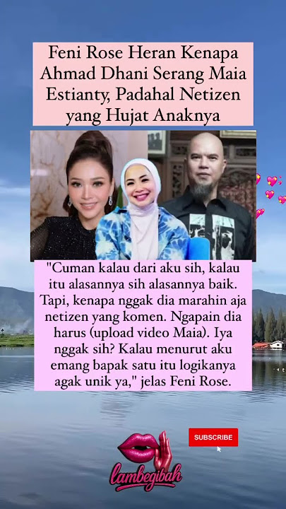 Feni Rose Heran Kenapa Ahmad Dhani Serang Maia Estianty #viralvideo #shortvideo #shorts #fyp