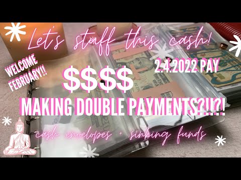 CASH ENVELOPE STUFFING | ✨ DOUBLING UP!! 💃🏾💃🏾 | 💵 PAYCHECK #1 | FEBRUARY 2022