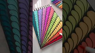 Easy zen doodle drawing tutorial #art #zentangle #satisfying