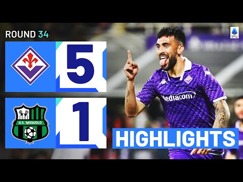 FIORENTINA-SASSUOLO 5-1 | HIGHLIGHTS | Goals galore in Florence! | Serie A 2023/24