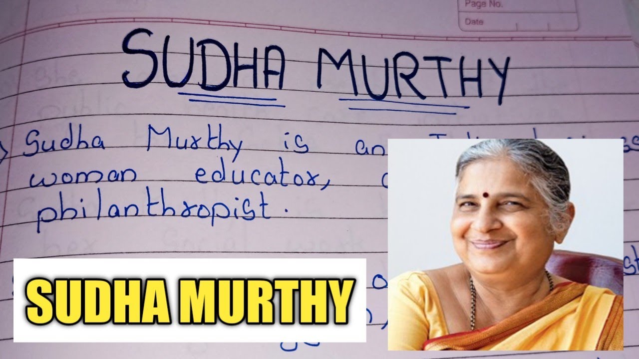 short essay on sudha murthy