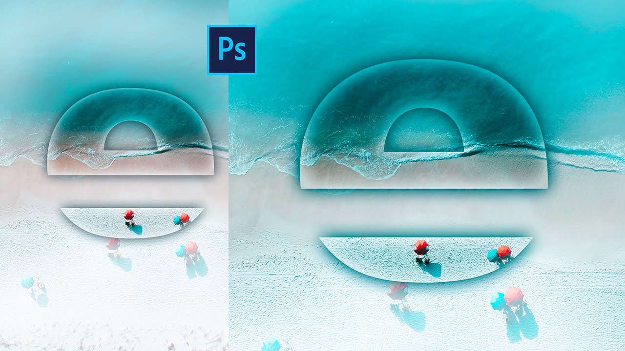 Creative Letter (E) Post Design in Photoshop - YouTube