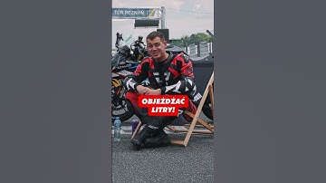 Thumbnail of "To były LITRY?!" - Emil pierwszy raz na sportowym motocyklu! Tor Poznań