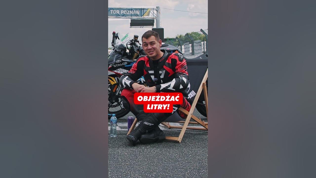 "To były LITRY?!" - Emil pierwszy raz na sportowym motocyklu! Tor Poznań