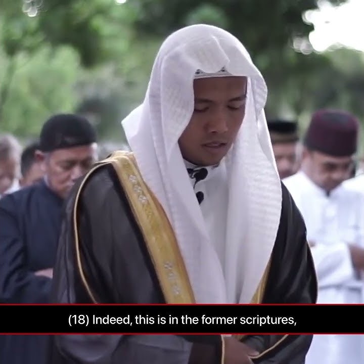 Beautiful Recitation of the Quran by Zain Abu Kautsar || Surah Al-A'la || #IslamShrots #shorts