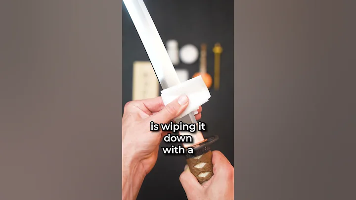 You Are Cleaning Your Katana WRONG