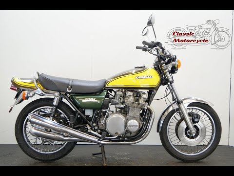 Kawasaki Z900 1976 903cc 4 cyl ohc - starting up - YouTube