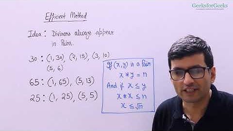 Check for Prime | Sample Video I for Essential Maths for CP | GeeksforGeeks