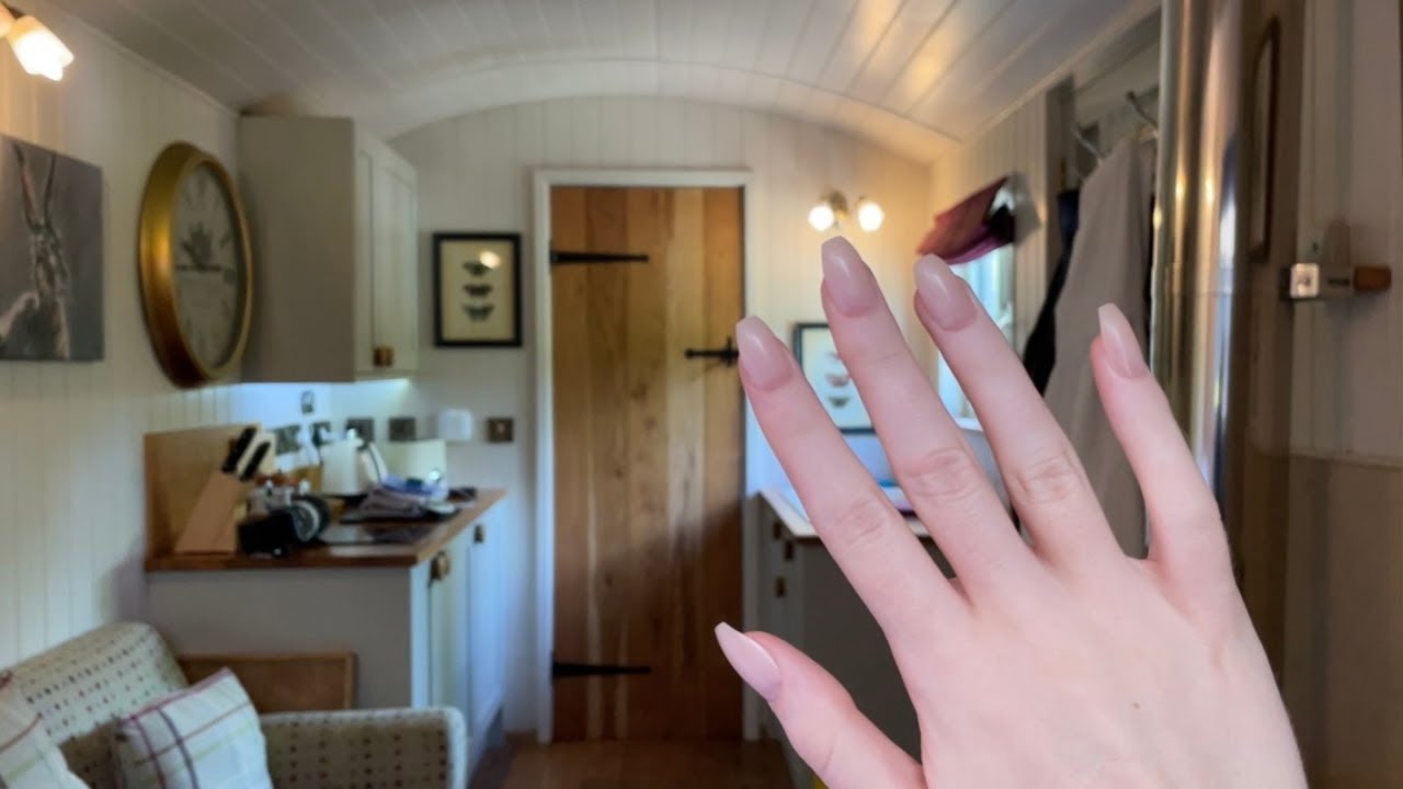 ASMR | Tapping & Tracing Around a AirBnB Hut