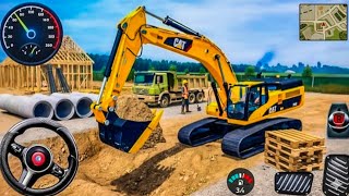 Road Construction Gameplay | City Road Construction Game - 3D Simulation Games 2026 #game #gameplay  screenshot 5