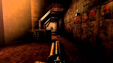 Unreal - first Skaarj killed