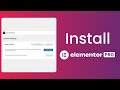 Install Elementor Pro in WordPress