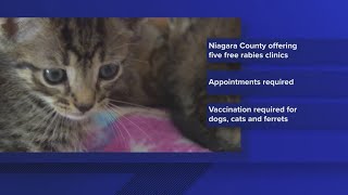 Niagara County free rabies clinic schedule released today
