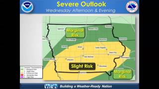 NWS Des Moines weather briefing for April 19, 2017