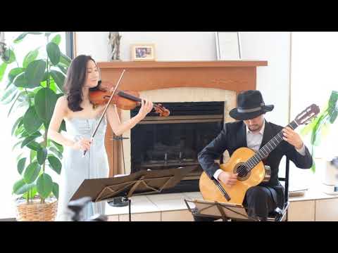 Debussy Clair de Lune Duo Akiko ONO(Violin) & Masahiro Masuda(Guitar) ドビュッシー 月の光 ヴァイオリンとクラシックギターデュオ編