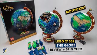 LEGO 21332 The Globe detailed building review + motorized spin test!