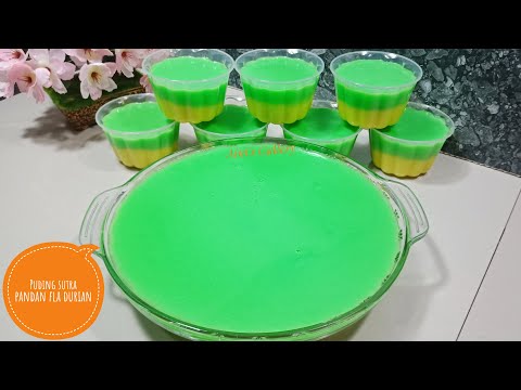 Resep Puding Pandan Vla Durian