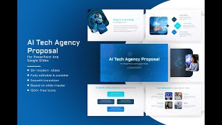 AI Tech Agency Proposal Presentation Template