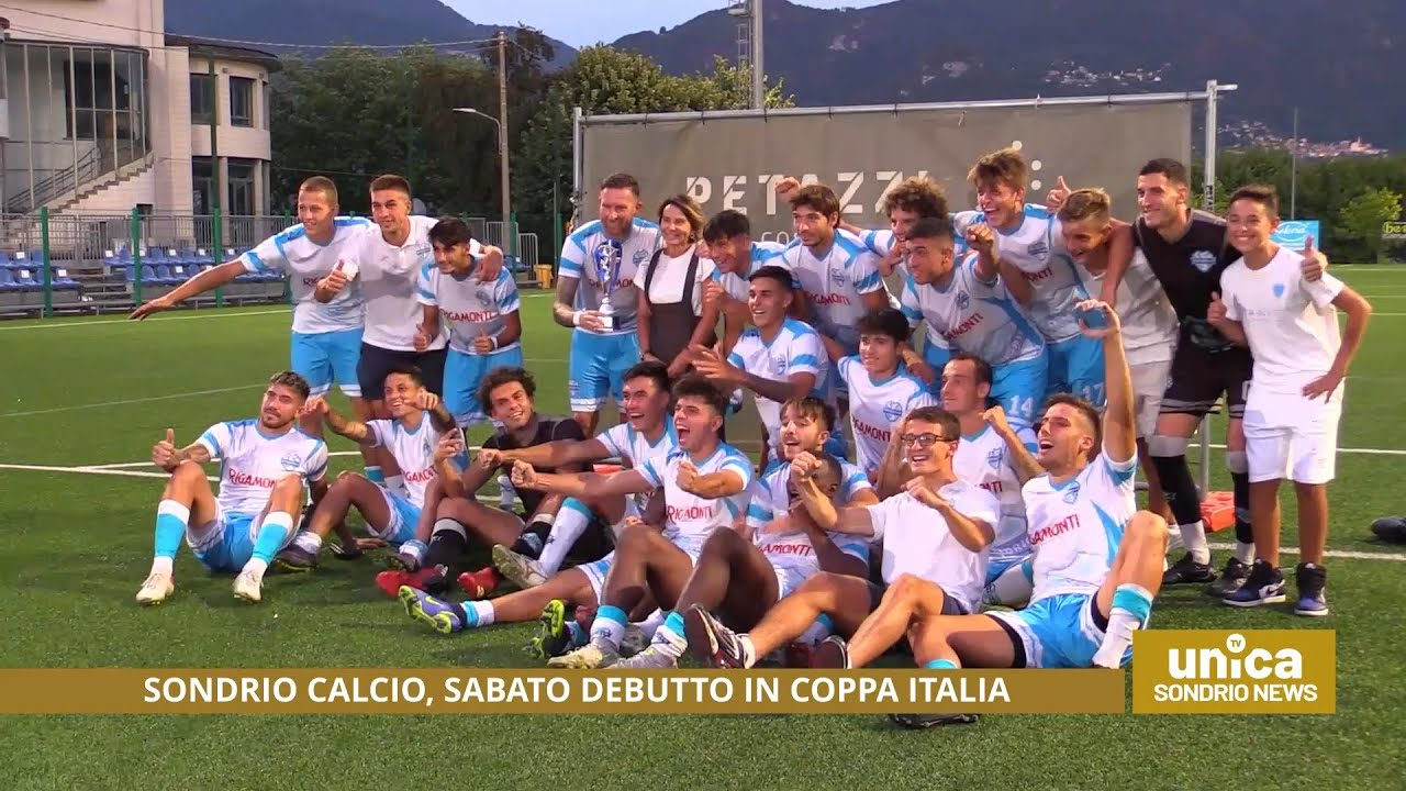 Sondrio Calcio, sabato debutto in Coppa Italia - YouTube