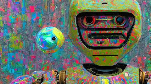 [GPT3 & Stable Diffusion 2.1 Animation] Animated Robot  Pop Culture Landscape  Trending On Social Me