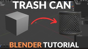 How to Create a Trash Can in Blender | Easy Modeling Tutorial