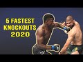 5 fastest knockouts in 2020  most shocking mma moments  ufc 2021