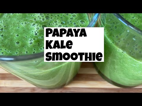 papaya-kale-smoothie-|-easy-green-smoothie-recipes-|-aip