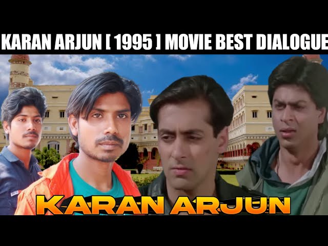 Karan Arjun (1995) | Salman Khan | Shahrukh Khan Dialogue | Karan Arjun Movie Spoof | Comedy Scene | class=