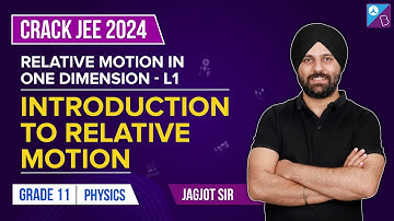 Introduction - Relative Motion in One Dimension Class 11 Physics Concepts | JEE Main & Advanced 2024