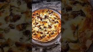 Philly Cheesesteak Pizza (Part 2) quickeatsw shorts viral ifitdontlookgoodianteattinit pizza