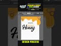 Turning a Simple Honey Jar Into a Premium Brand | Packaging Design Process | #shorts