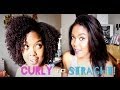 Natural Hair | Straightening Tutorial!!