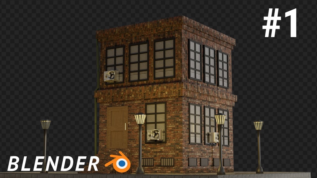 Making a building in Blender 2.9 1 Modeling YouTube
