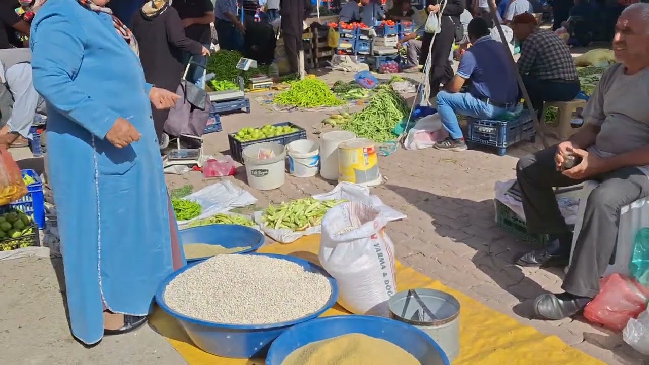ÇORUM SUNGURLU CUMARTESİ SEBZE PAZARI KÖYLÜ PAZARI  17 AĞUSTOS ÇEKİMİ