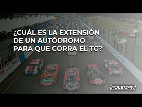 ¿Cuál es la extensión de un autódromo para que corra el TC?