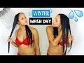 WINTER WASH DAY ROUTINE for Moisture & Length Retention