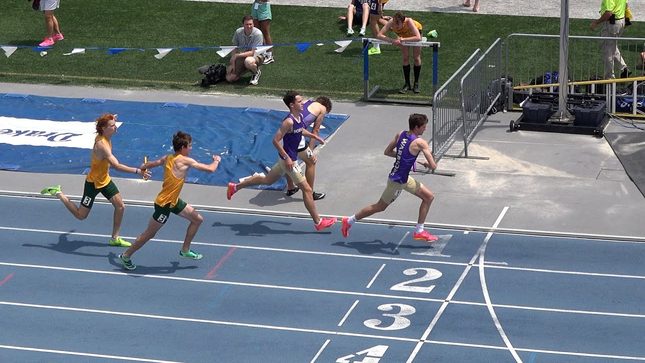 Iowa City West 4 X 800 m Relay 2023 Iowa State Track Meet YouTube
