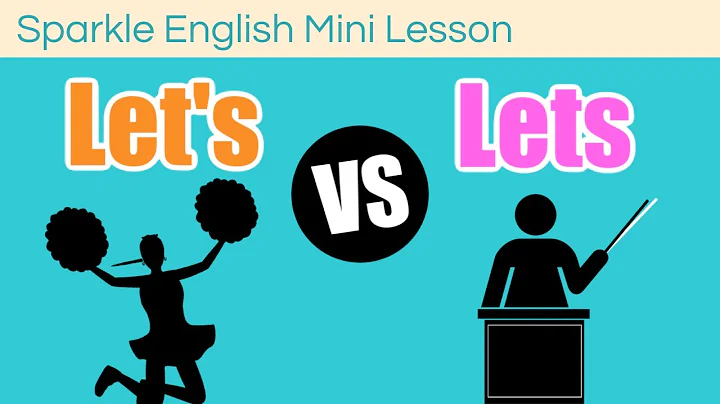 Let's VS Lets: What is the Difference? | Homophones ESL | Learn English Free Mini Lesson