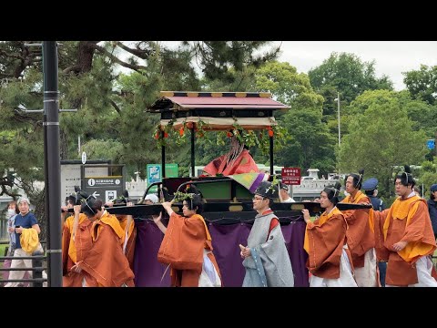 Kyoto 4K - 葵祭2024年 Aoi Matsuri 2024 from Aoi Park 葵公園から #japan #kyoto
