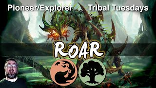 Tyrranax Rex = New Dino Tech? 🔥🌳🦖  | Explorer aka Pioneer Lite | Tribal Tuesday | Arena MTG Gameplay screenshot 2